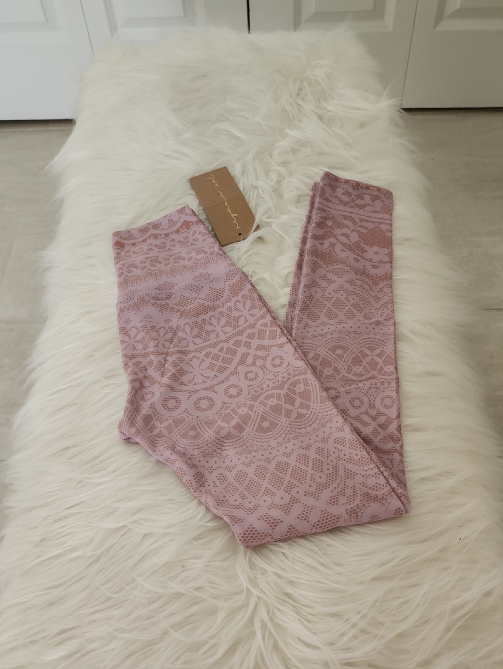 🩷✨️🩷●●● Niyama Sol Sofia Blush  Batefoot Leggings XS BNWT🏷